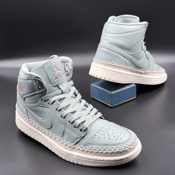 Wmns Air Jordan 1 Retro High Premium 'Mica Green' - Picture 5 of 10